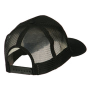 Vietnam Veteran Military Patched Mesh Back Cap