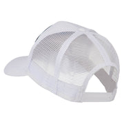 Vietnam Veteran Military Patched Mesh Back Cap