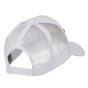 Vietnam Veteran Military Patched Mesh Back Cap