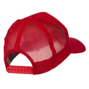 Vietnam Veteran Military Patched Mesh Back Cap