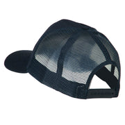 Vietnam Veteran Military Patched Mesh Back Cap