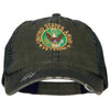 US Army Veteran Circle Logo Embroidered Low Profile Cotton Mesh Cap