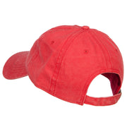 Love with Volleyball Embroidered Washed Cotton Cap