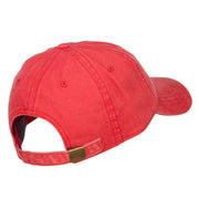 Love with Volleyball Embroidered Washed Cotton Cap