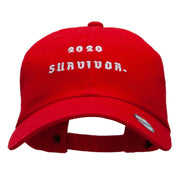 2020 Survivor Embroidered Unstructured Washed Cap