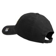 U.S. Army 29th Infantry Division Embroidered Washed Solid Pigment Dyed Cotton Twill Brass Buckle Cap - Black OSFM