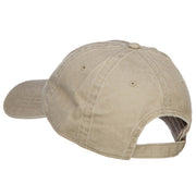 Love with Volleyball Embroidered Washed Cotton Cap