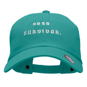 2020 Survivor Embroidered Unstructured Washed Cap