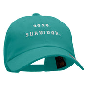 2020 Survivor Embroidered Unstructured Washed Cap