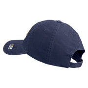 U.S. Army 29th Infantry Division Embroidered Washed Solid Pigment Dyed Cotton Twill Brass Buckle Cap - Navy OSFM