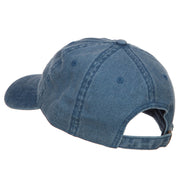 Love with Volleyball Embroidered Washed Cotton Cap