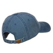 Love with Volleyball Embroidered Washed Cotton Cap