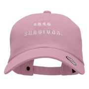 2020 Survivor Embroidered Unstructured Washed Cap