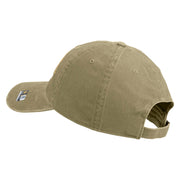 U.S. Army 29th Infantry Division Embroidered Washed Solid Pigment Dyed Cotton Twill Brass Buckle Cap - Khaki OSFM