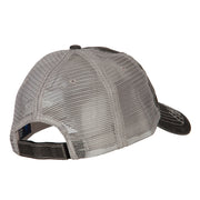 US Navy CPO Retired Embroidered Low Profile Cotton Mesh Cap