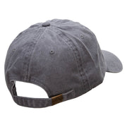 Three Cowgirls Embroidered Pigment Dyed Wash Cap - Grey OSFM