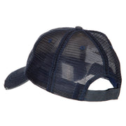 US Navy CPO Retired Embroidered Low Profile Cotton Mesh Cap