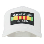 Vietnam Army Veteran Patched Mesh Cap