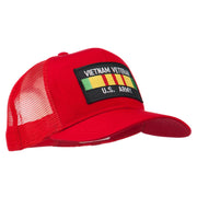 Vietnam Army Veteran Patched Mesh Cap