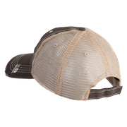 U.S. Army 29th Infantry Division Embroidered Low Profile Special Cotton Mesh Cap - Brown-Khaki OSFM
