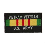 Veteran Rectangle Embroidered Military Patch