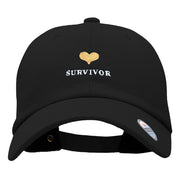 Survivor Embroidered Unstructured Washed Cap