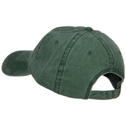 Clover Irish Embroidered Washed Buckled Cap