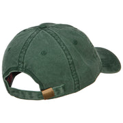 Clover Irish Embroidered Washed Buckled Cap