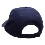 Windsurfing Boat Embroidered Garment Washed Cotton Twill Cap - Navy OSFM