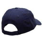 Windsurfing Boat Embroidered Garment Washed Cotton Twill Cap - Navy OSFM