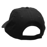 Windsurfing Boat Embroidered Garment Washed Cotton Twill Cap - Black OSFM