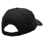 Windsurfing Boat Embroidered Garment Washed Cotton Twill Cap - Black OSFM