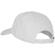 Vermont with Map Outline Embroidered Washed Cotton Twill Cap