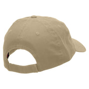 Windsurfing Boat Embroidered Garment Washed Cotton Twill Cap - Khaki OSFM