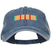 Vietnam Service Ribbon Embroidered Washed Cap