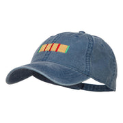 Vietnam Service Ribbon Embroidered Washed Cap