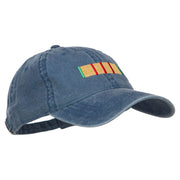 Vietnam Service Ribbon Embroidered Washed Cap