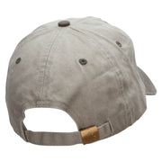 8 Ball Pool Embroidered Pigment Dyed Wash Cap - Beige-Brown OSFM