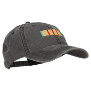 Vietnam Service Ribbon Embroidered Washed Cap