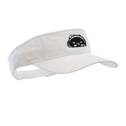 Cute Taco Embroidered Pro Style Cotton Twill Washed Visor