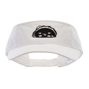 Cute Taco Embroidered Pro Style Cotton Twill Washed Visor