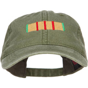 Vietnam Service Ribbon Embroidered Washed Cap