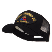 US Army 2nd Division Patched Mesh Cap