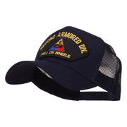 US Army 2nd Division Patched Mesh Cap