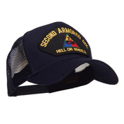 US Army 2nd Division Patched Mesh Cap