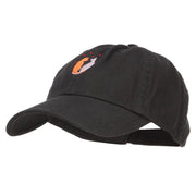 Love Cats Heart Embroidered Low Cap