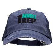 1 More Rep Embroidered Low Profile Special Cotton Mesh Cap - Navy OSFM