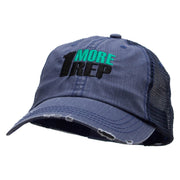 1 More Rep Embroidered Low Profile Special Cotton Mesh Cap - Navy OSFM