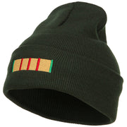 Vietnam Campaign Ribbon Embroidered Long Beanie