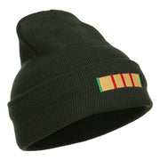 Vietnam Campaign Ribbon Embroidered Long Beanie